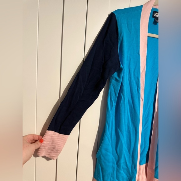 Women's Fine Gauge Cotton Long Open Cardigan Sweater - Picture 5 of 6